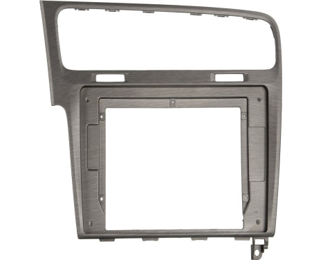 2-Din Panel 10" with storage compartment VW Golf 2012-2020 Silver