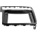 2-Din Panel 10" with storage compartment VW Golf 7 2012-2020 Black, Thumbnail 4