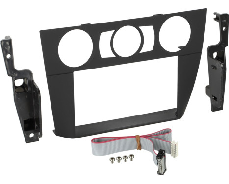 2-DIN Panel BMW 3-Series (E90/E91/E92/E93) 2006-2012 Color: Black