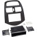2-DIN Panel Chevrolet Spark 2013-2015 Color: Black