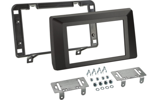 2-DIN Panel Dacia Duster (SR) 2021-2022 - Color: black