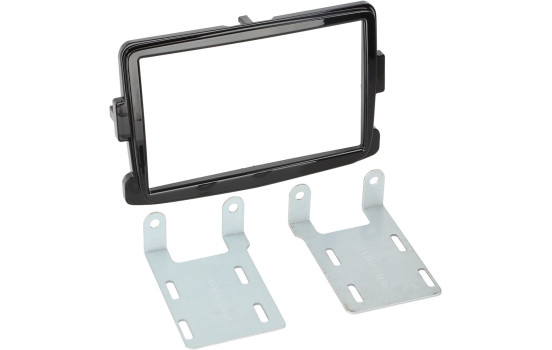 2-DIN Panel Dacia - Opel - Renault - Fiat - Color: Piano Black