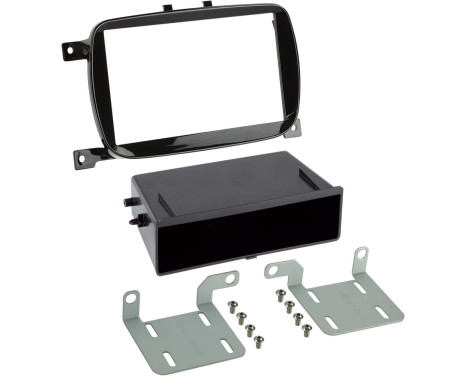 2-DIN Panel Fiat 500 2016 > Color: Piano Black