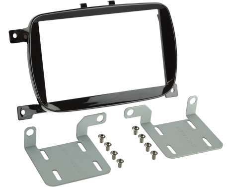 2-DIN Panel Fiat 500 | 2016> | Color: Piano Black