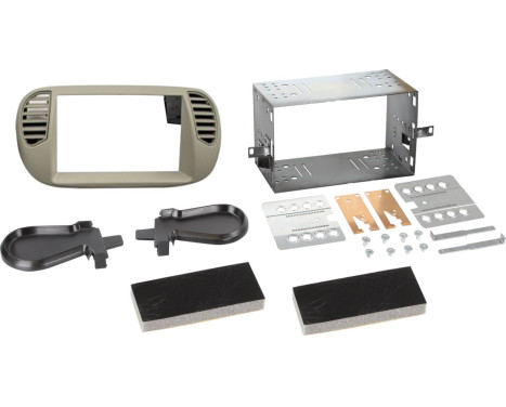 2-DIN Panel Fiat 500/ 500 C - Color: Mother of pearl