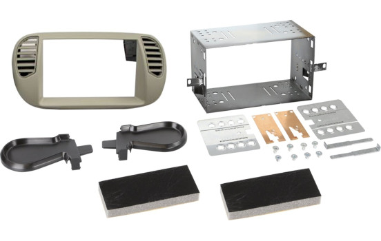 2-DIN Panel Fiat 500/ 500 C - Color: Mother of pearl