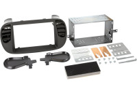 2-DIN Panel Fiat 500/ 500C 2007-2015 - Color: Black