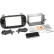 2-DIN Panel Fiat 500/ 500C 2007-2015 - Color: Black