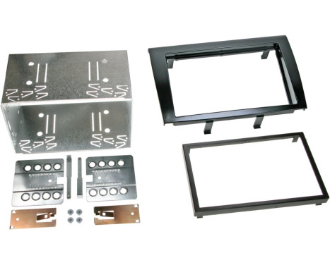 2-DIN Panel Fiat Bravo 2007-2014 - Color: Piano Black