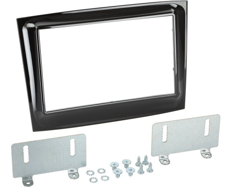 2-DIN Panel Fiat Doblò 2015-2022 - Color: Piano Black
