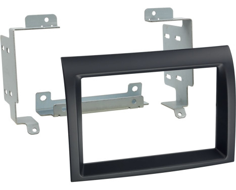 2-DIN Panel Fiat Ducato - Citroën Jumper - Peugeot Boxer - Color: Black