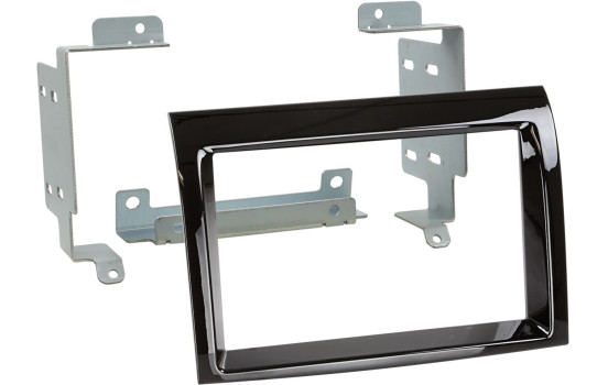 2-DIN Panel Fiat Ducato - Citroën Jumper - Peugeot Boxer - Color: piano Black