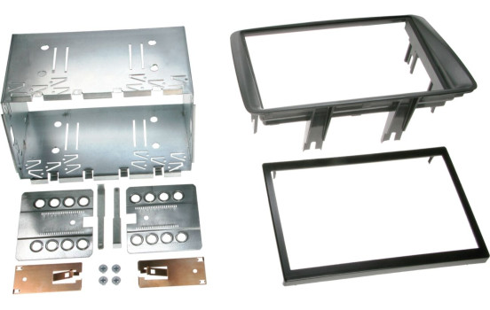 2-DIN Panel Fiat Panda 2003-2012 Color: Anthracite
