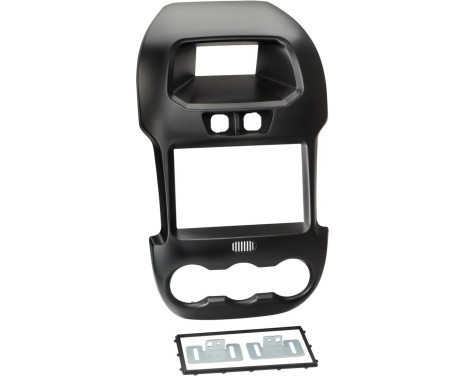 2-DIN Panel Ford Ranger 2012-2014 Color: Black With Display