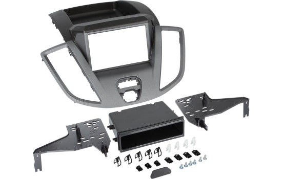 2-DIN Panel Ford Transit 2014-2019 - Color: Black / Anthracite, Image 4