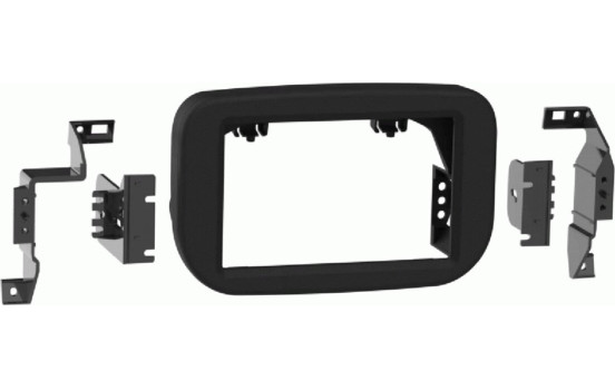 2-DIN Panel Ford Transit (FD) 03/2019 - 2024 Color: Matt Black (METRA)