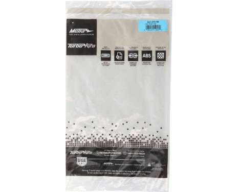 2-DIN Panel Ford Transit (FD) 03/2019 - 2024 Color: Matt Black (METRA), Image 3