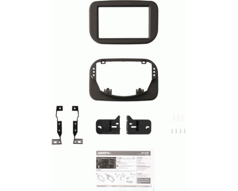 2-DIN Panel Ford Transit (FD) 03/2019 - 2024 Color: Matt Black (METRA), Image 8