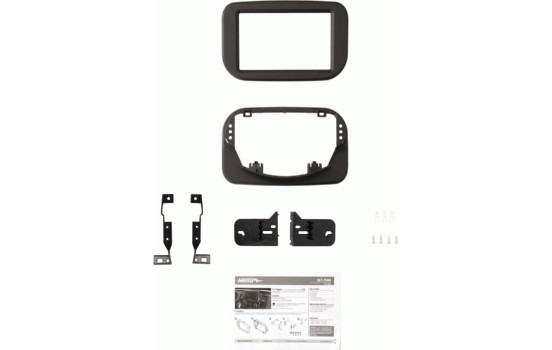 2-DIN Panel Ford Transit (FD) 03/2019 - 2024 Color: Matt Black (METRA), Image 8