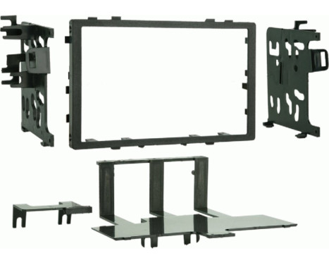 2-DIN Panel Honda/ Acura/ Isuzu -> Color: Black (METRA)