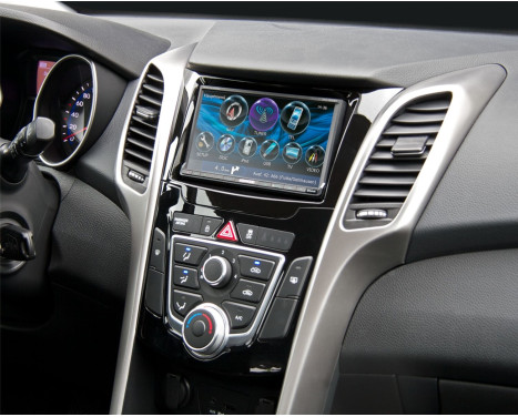 2-DIN Panel Hyundai I30 2012-2016 Color: Piano Black, Image 2