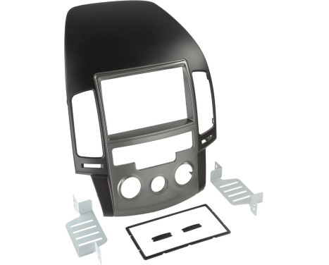 2-DIN Panel HyundaI I30 with manual climate control 2008-2012 Color: Black