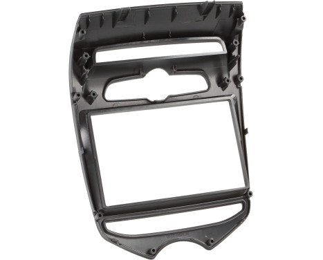 2-DIN Panel Hyundai iX 20 with pocket for manual climate control 2010-2017 Color: Matt Black, Image 3