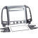 2-DIN Panel Hyundai Santa Fé 2006-2012 Color: Silver/Black