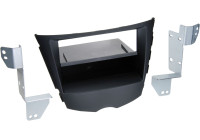 2-DIN Panel Hyundai Veloster with Pocket 2012-2019 Color: Black