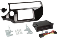 2-DIN Panel Inbay® Kia Rio 2015-2019 Color: Piano Black