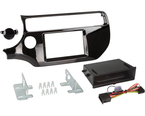 2-DIN Panel Inbay® Kia Rio 2015-2019 Color: Piano Black