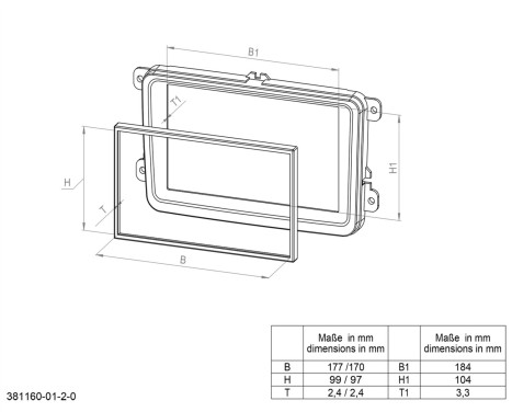 2-DIN Panel Isuzu D-Max 2012-2019 Color: Black, Image 2