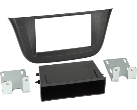 2-DIN Panel Iveco Daily 2014-2023 - Color: black