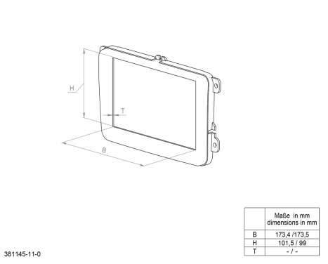 2-DIN Panel Jeep Compass/ Patriot 2007 -2008 color: black, Image 5