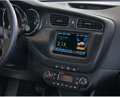 2-DIN Panel Kia Cee'd 2012-2018 Color: Black, Image 2