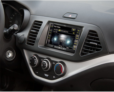 2-DIN Panel Kia Picanto 2011-2018 Color: Black, Image 3