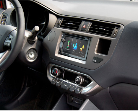 2-DIN Panel Kia Rio 2011-2015 Color: Anthracite, Image 2