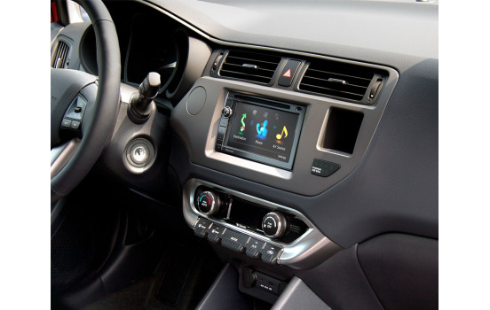 2-DIN Panel Kia Rio 2011-2015 Color: Anthracite, Image 2