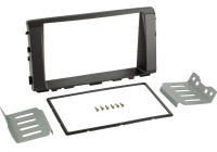 2-DIN Panel Kia Rio 2017-2023 - Color: black