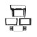 2-Din Panel Kit 10" with storage compartment VW Golf 7 2012-2020, Thumbnail 2