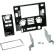2-DIN panel Land Rover Defender 2007- Piano Black