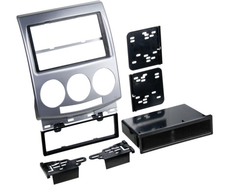 2-DIN Panel Mazda 5 2005-2010 - Color: silver