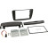2-DIN Panel Mercedes Benz A/CLA/GLA-Class - Color: black
