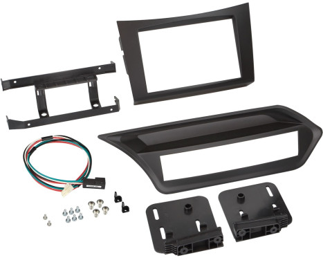 2-DIN Panel Mercedes Benz E-Class 2009-2012 Color: Black