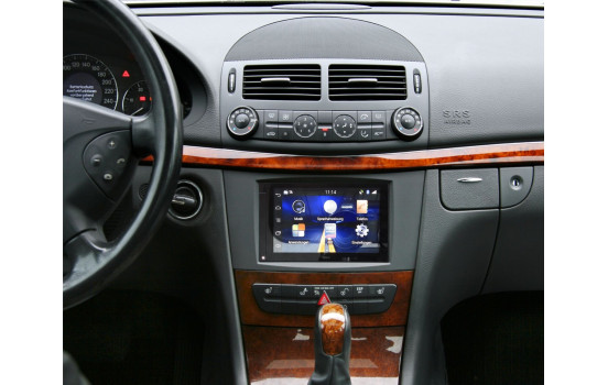 2-DIN Panel Mercedes Benz E-class / CLS - Color: Black, Image 2
