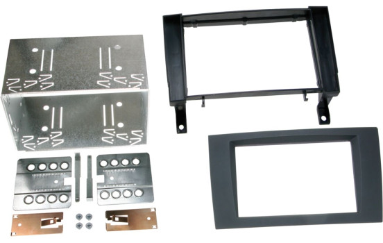 2-DIN Panel Mercedes Benz SLK-Class R171 2004-2011 Color: Rubbertouch Black