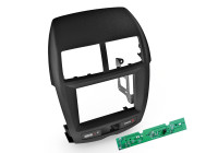 2-DIN Panel Mitsubishi ASX 2010-2014 Color: Black