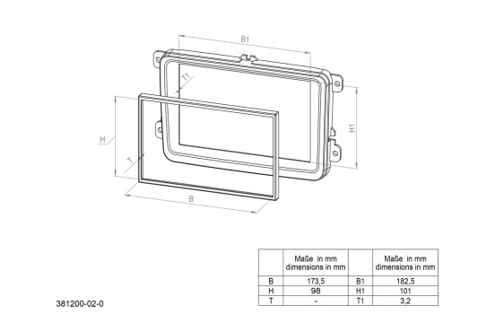 2-DIN Panel Mitsubishi Eclipse 2005-2012 Color: Black, Image 2