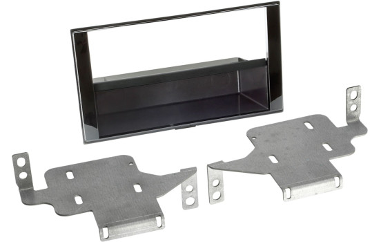 2-DIN Panel Nissan Juke (F15 facelift) with pocket 2014-2019 Color: Piano Black