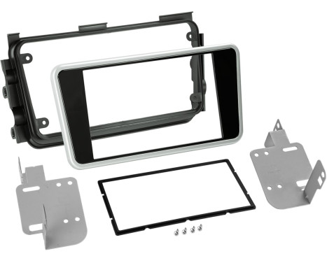 2-DIN Panel Nissan Micra 2017-2019 Color: Piano Black